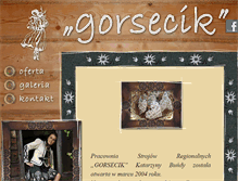 Tablet Screenshot of gorsecik.pl